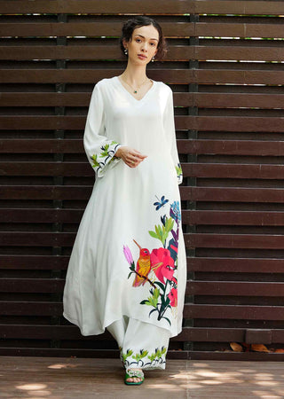 White grace kurta with pant