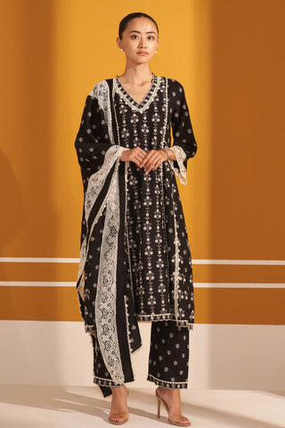 Black selby kurta set