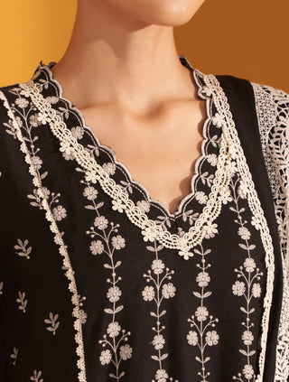 Black selby kurta set