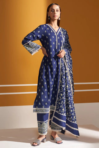 Blue wren kurta set