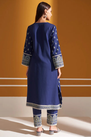 Blue wren kurta set