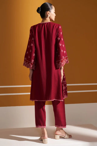 Maroon juno kurta set