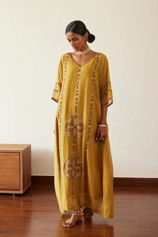 Yellow uday Kaftan