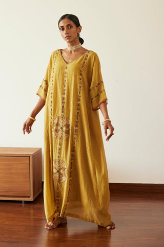 Yellow uday Kaftan