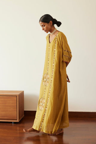 Yellow uday Kaftan