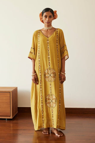 Yellow uday Kaftan