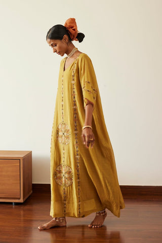 Yellow uday Kaftan