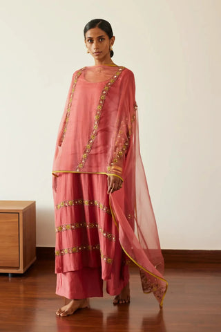 Pink rekha kurta set