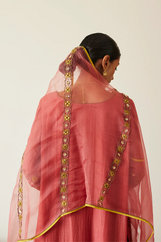 Pink rekha kurta set