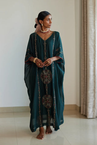 Green uday kaftan