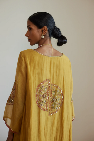 Yellow shashi kurta set