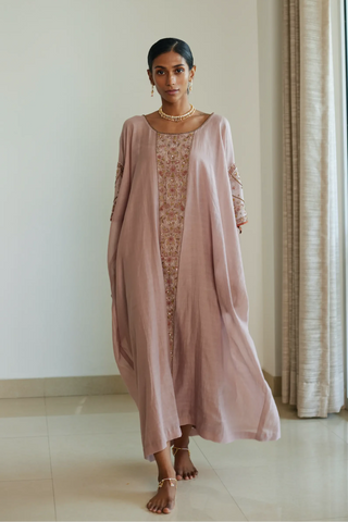 Gray adree kaftan