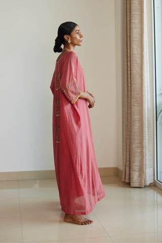 Pink akaari kaftan