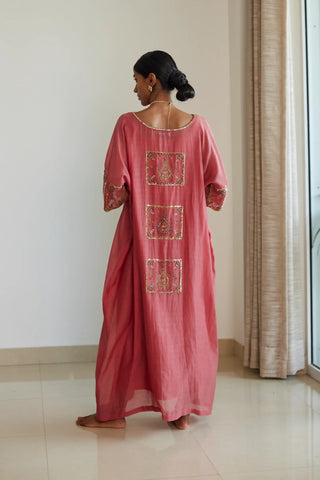 Pink akaari kaftan