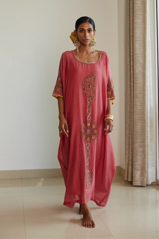 Pink shashi kaftan