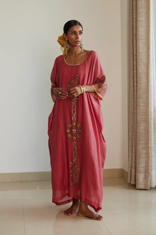 Pink shashi kaftan