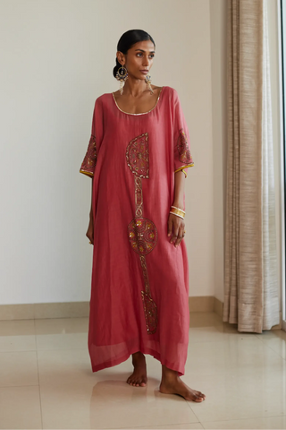 Pink shashi kaftan