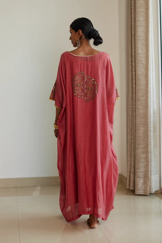 Pink shashi kaftan