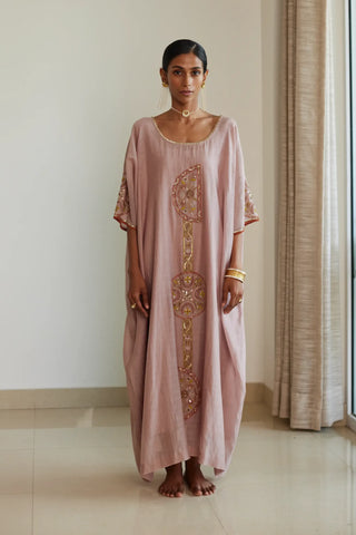 Gray shashi kaftan