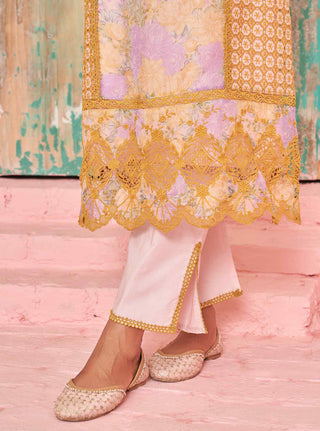 Pink astoria kurta set