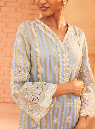 Blue hayden kurta set