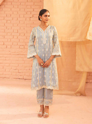 Blue hayden kurta set