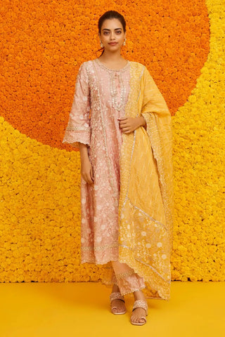 Saathiya pink kurta set