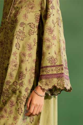 Green ellis kurta set