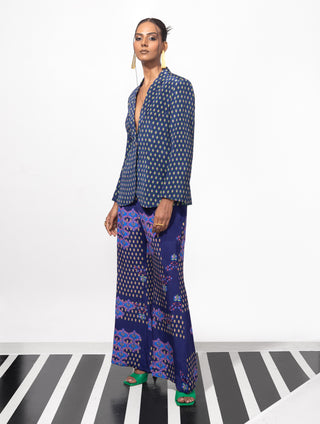 Blue livin' rent free blazer with pant