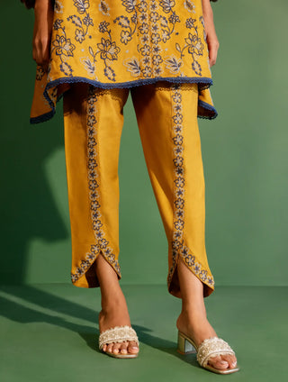 Yellow ellis kurta set