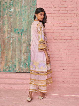 Pink Poema kurta set