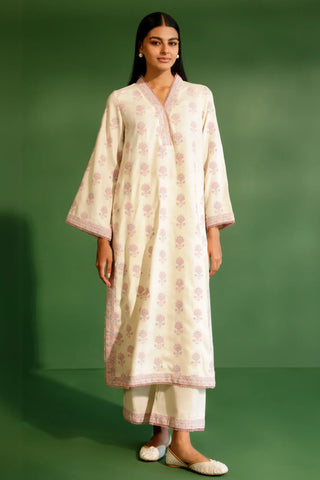 White harlow kurta set