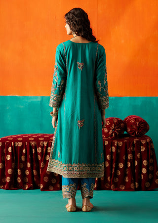 Castleton green kurta set