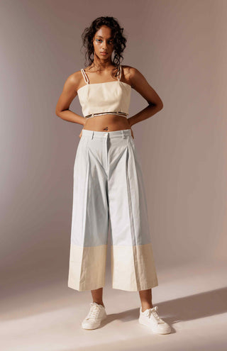 Maia colour-block culottes