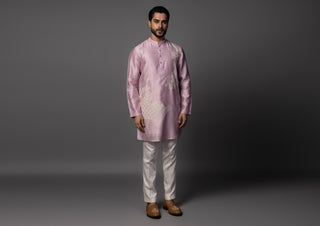 Purple mirage kurta set