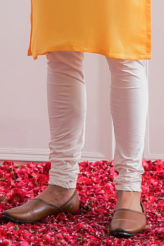 Yellow jhelum kurta