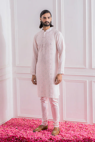 Pink layyah kurta set