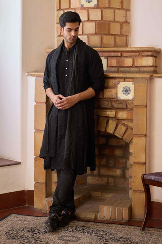 Ranjit black kurta set