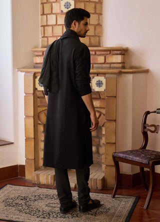 Ranjit black kurta set