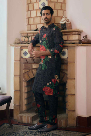 Raas black kurta and churidaar