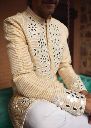 Juna mahal gold kurta and salwar