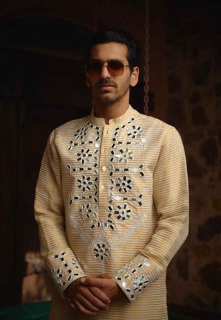 Juna mahal gold kurta and salwar