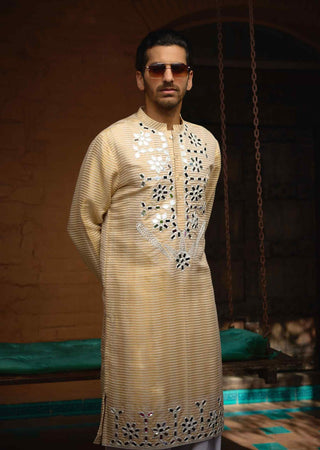 Juna mahal gold kurta and salwar