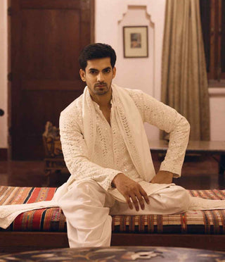 Umaid ivory kurta set