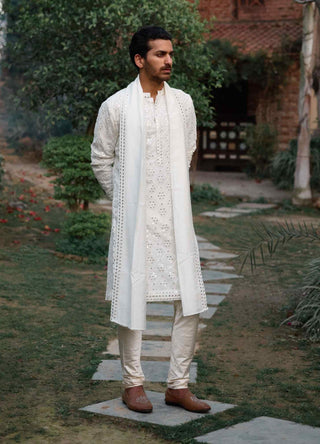 Ranbir ivory kurta set