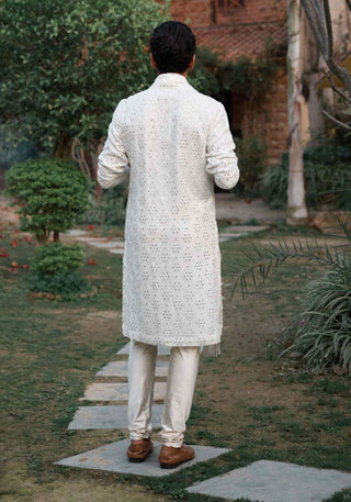 Ranbir ivory kurta set