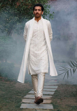 Ranbir ivory kurta set