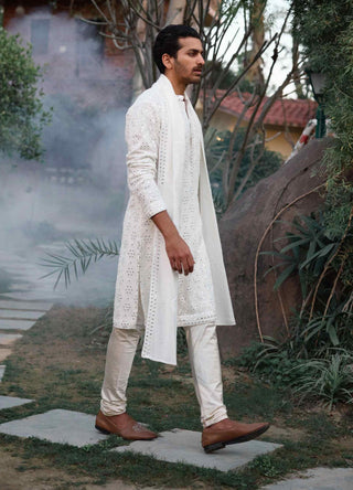 Ranbir ivory kurta set