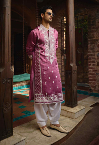 Chittorgarh vintage rose kurta and salwar