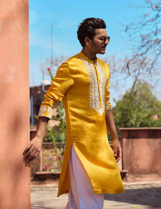 Mehrangarh mustard kurta and salwar